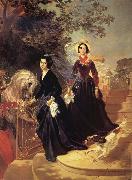 Portrait of The Shishmariov sisters,Olga and Alexandra Karl Briullov
